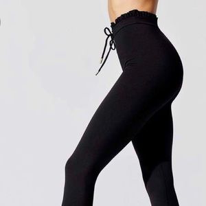 Carbon 38 Celestine Lace Up Ruffle Legging NEW